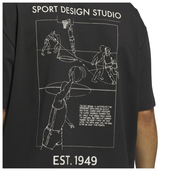 Adidas Unisex κοντομάνικη μπλούζα Sports Design GFX Tee